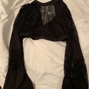 Lace crop top